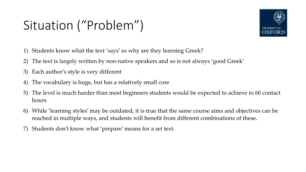situation problem