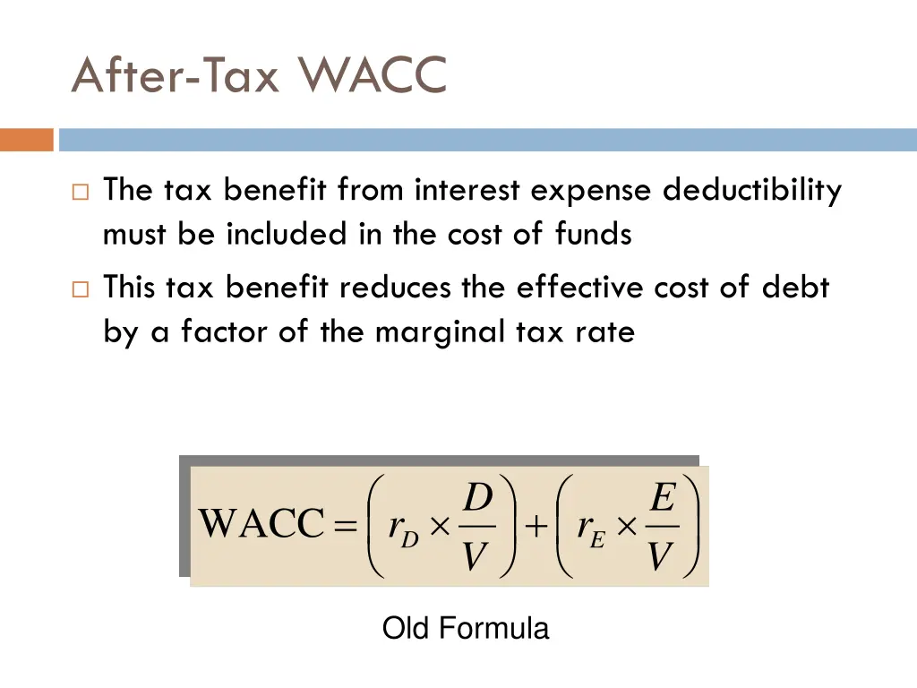 after tax wacc