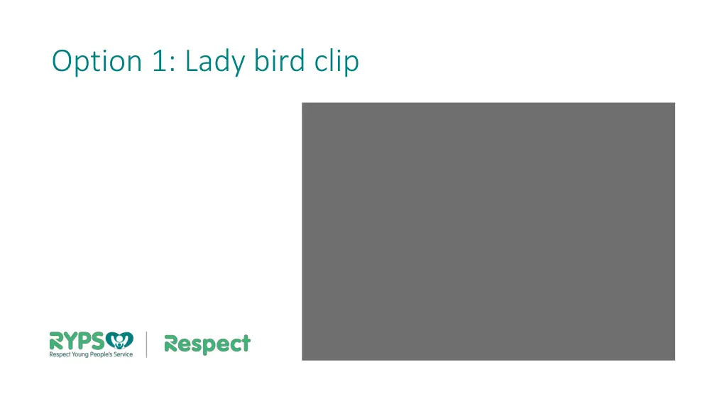 option 1 lady bird clip