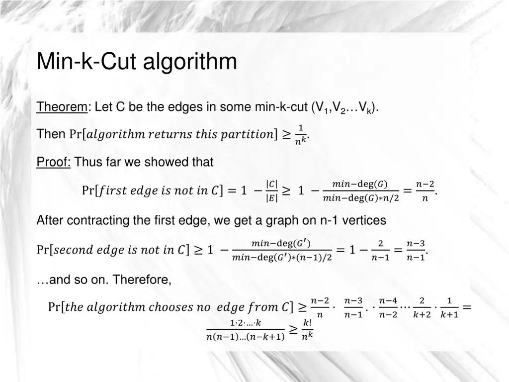 min k cut algorithm 3