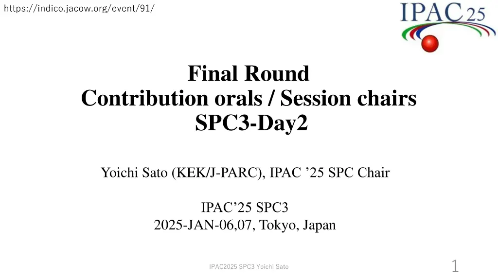 https indico jacow org event 91