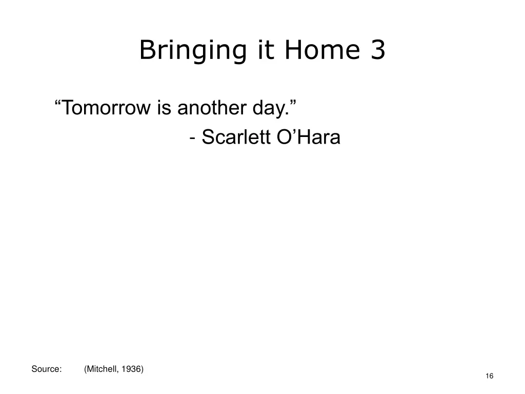 bringing it home 3