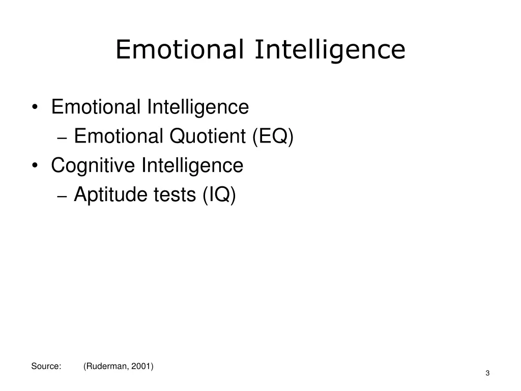 emotional intelligence