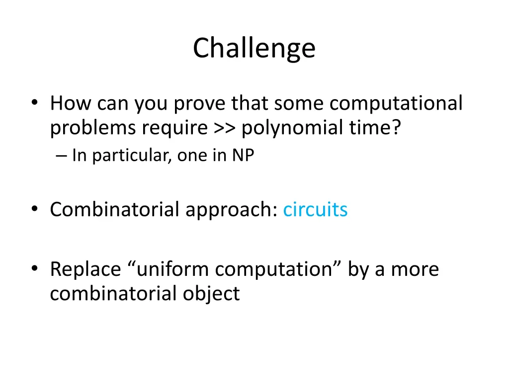challenge