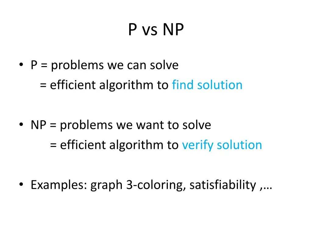 p vs np