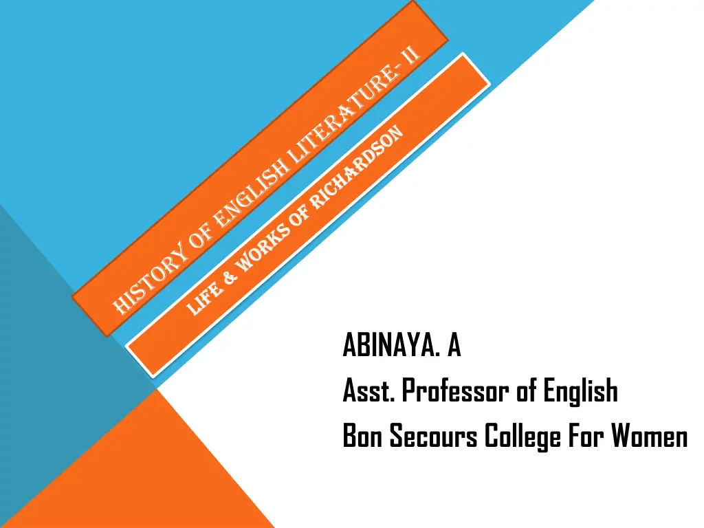 abinaya a asst professor of english bon secours