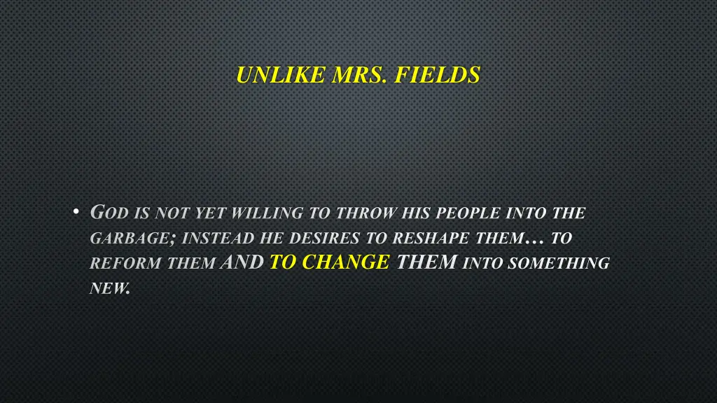 unlike mrs fields