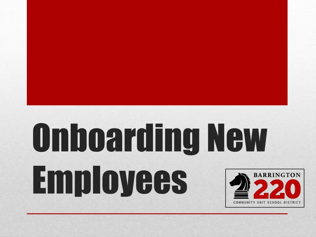 onboarding new employees
