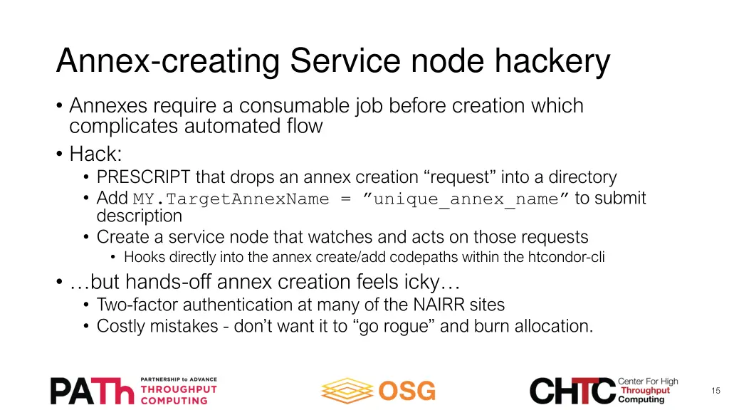 annex creating service node hackery