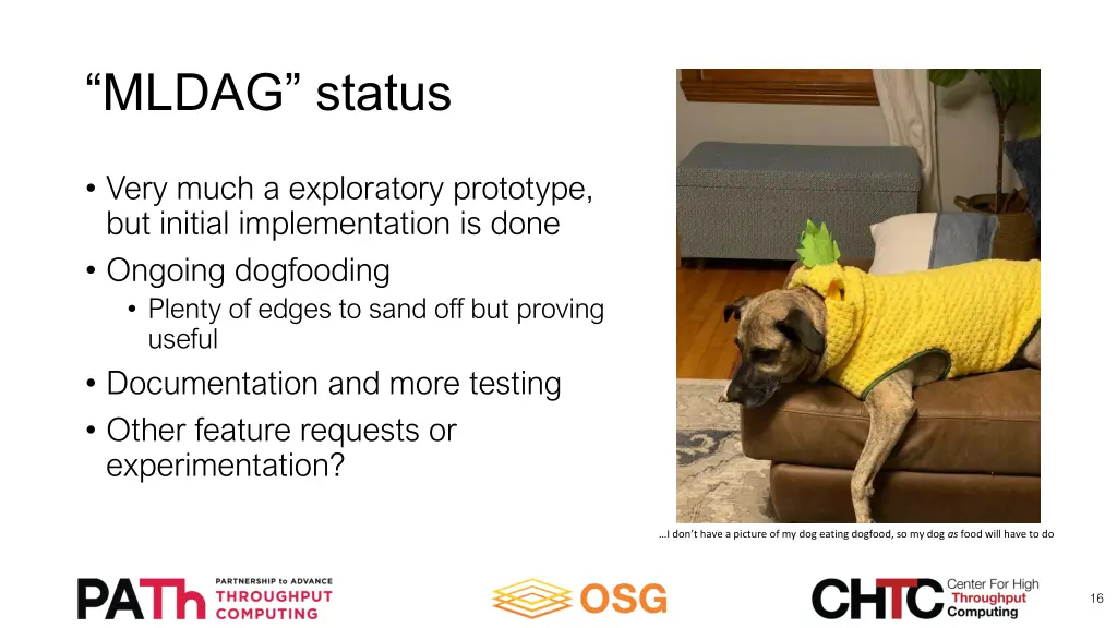 mldag status