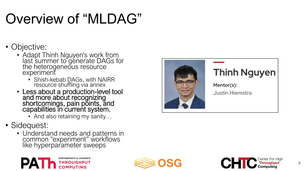 overview of mldag