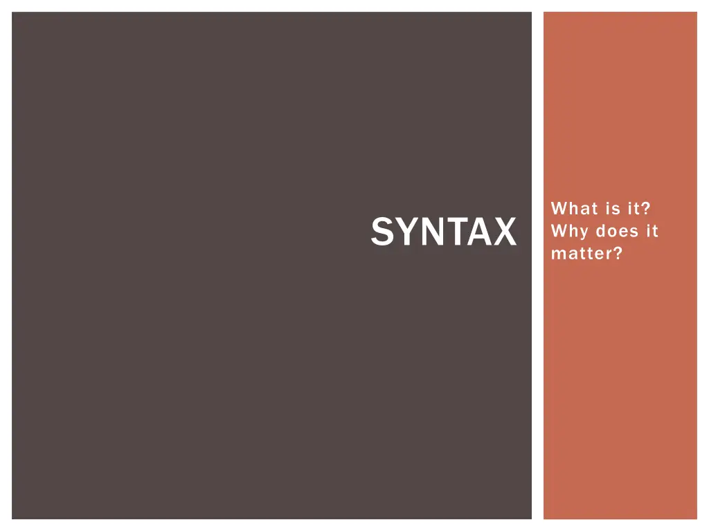 what is it why does it matter