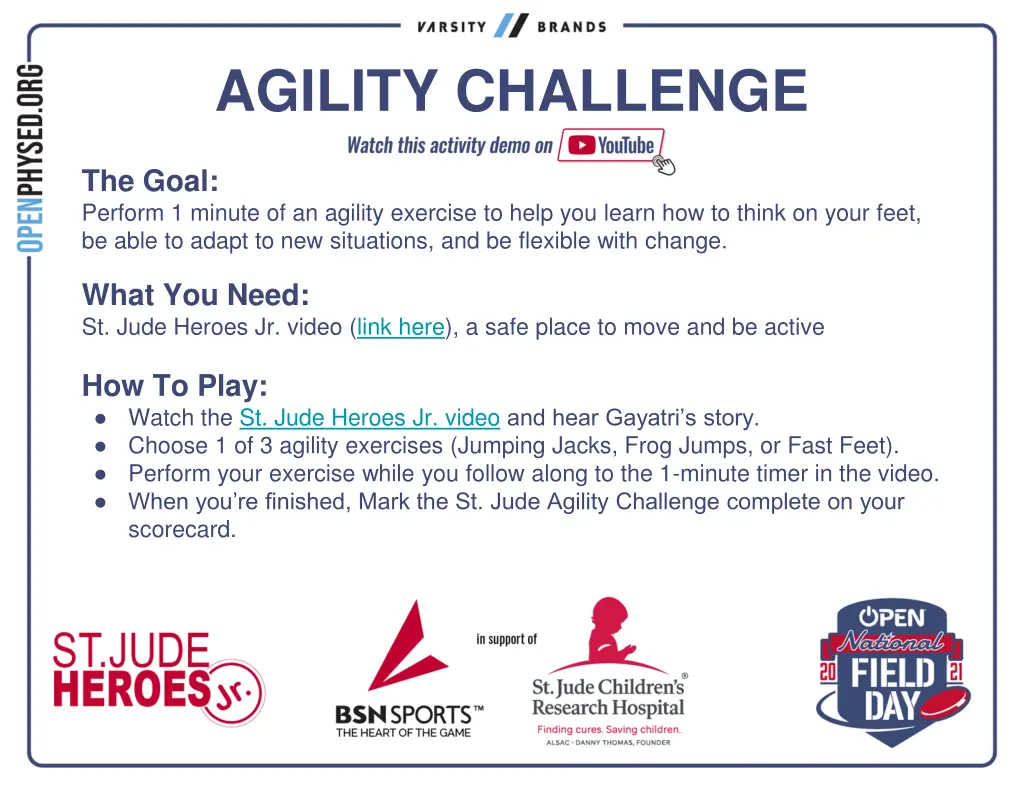 agility challenge