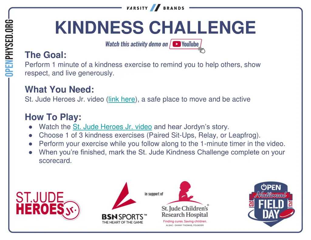 kindness challenge