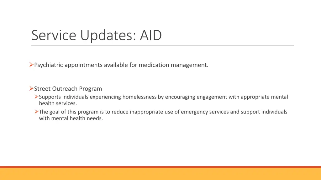 service updates aid