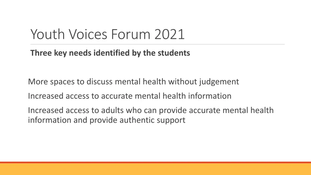 youth voices forum 2021