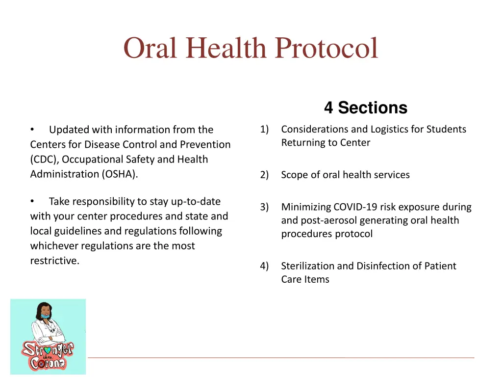 oral health protocol