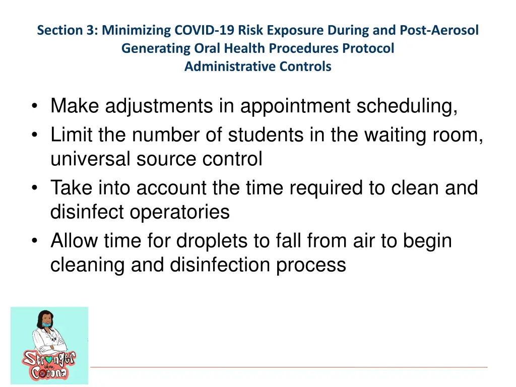 section 3 minimizing covid 19 risk exposure 2