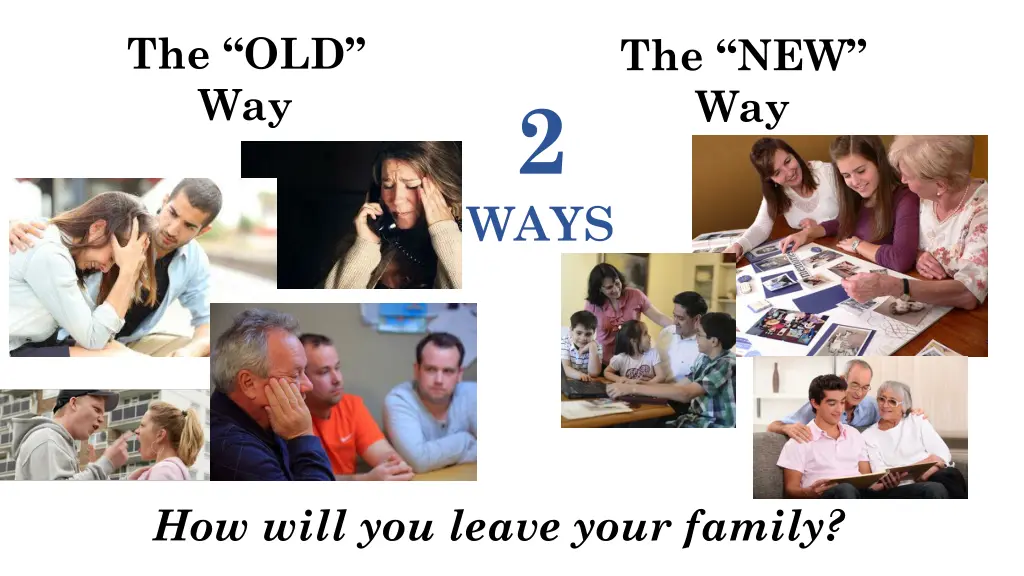 the old way
