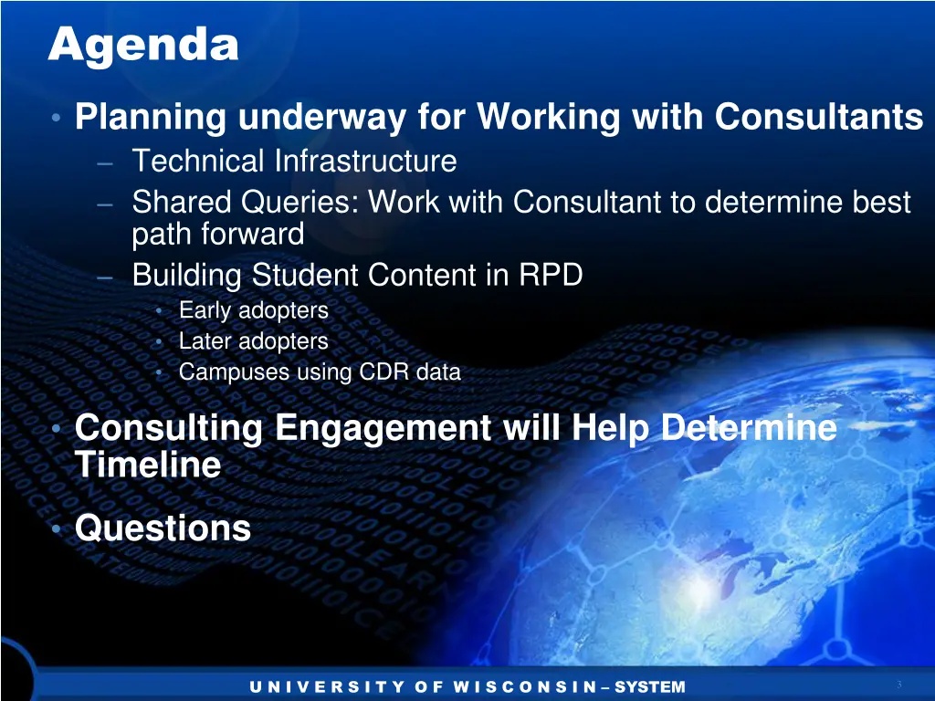 agenda 1