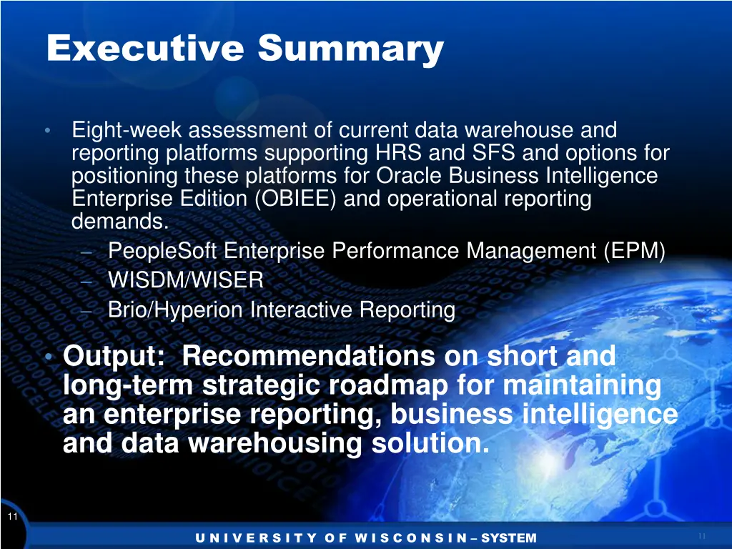 executive summary