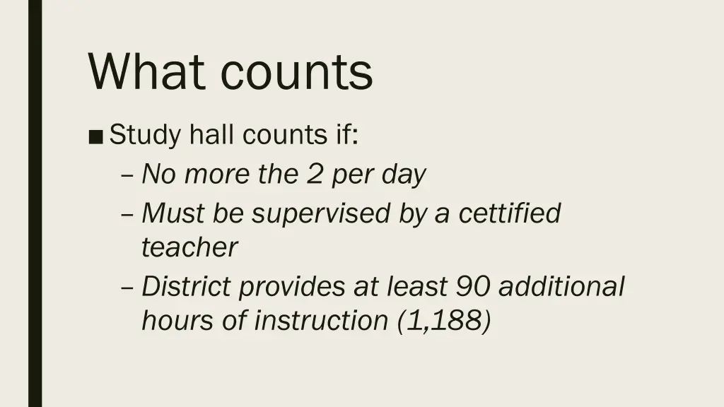 what counts 2