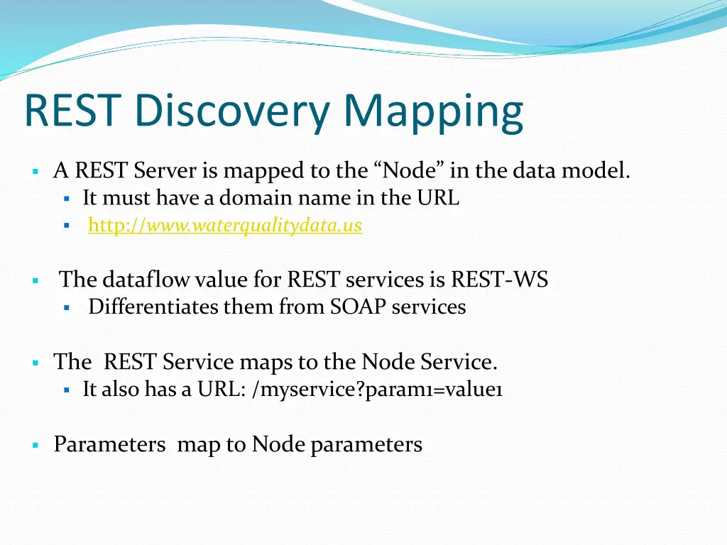 rest discovery mapping