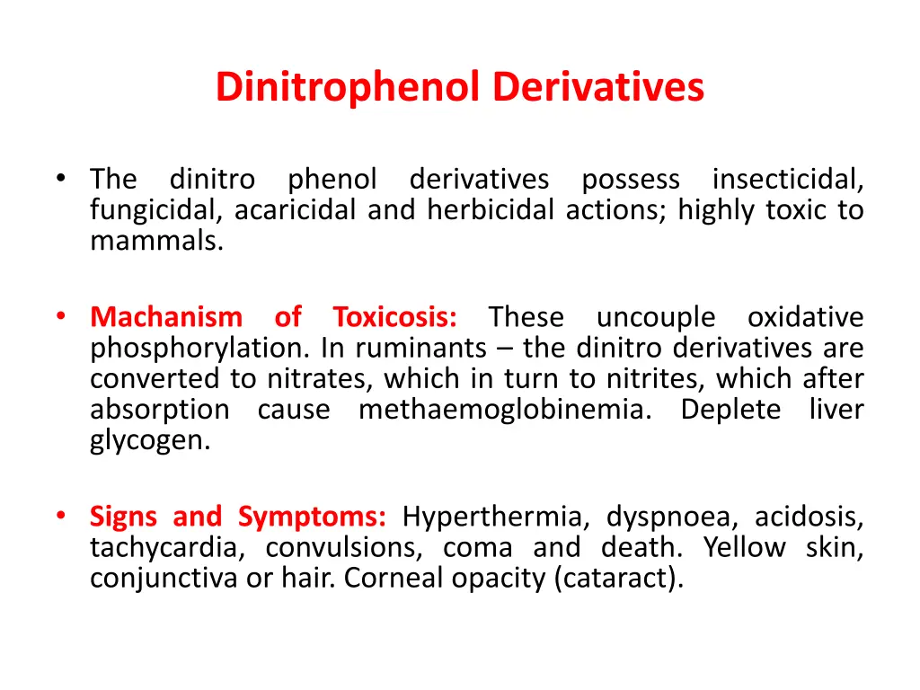 dinitrophenol derivatives