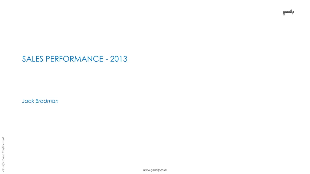 sales performance 2013