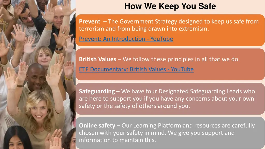 how we keep you safe