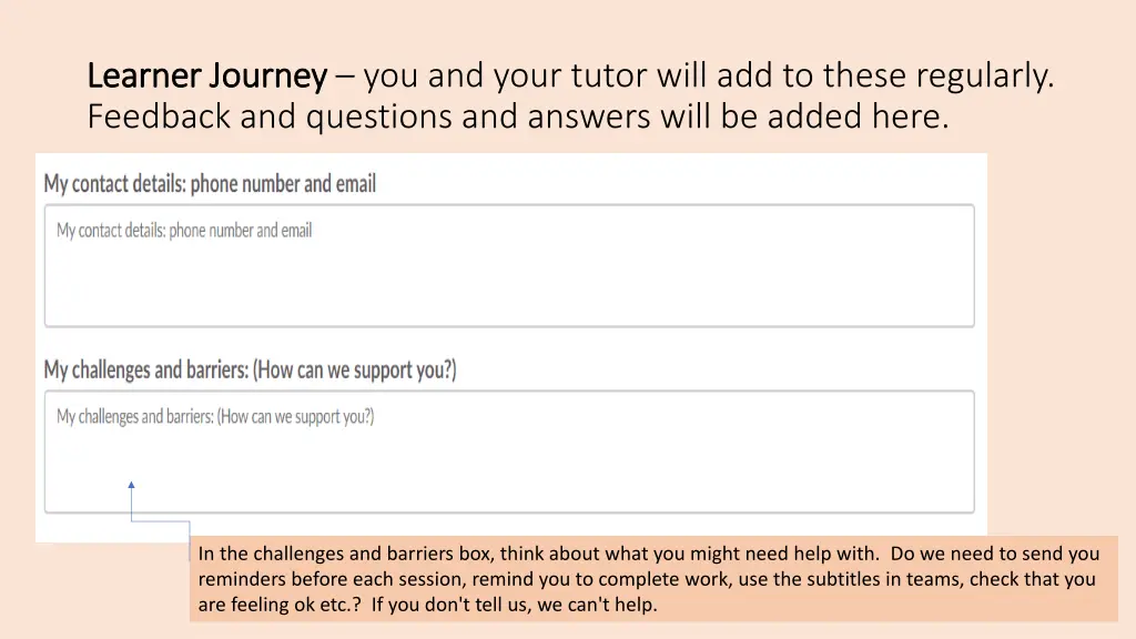 learner journey learner journey you and your