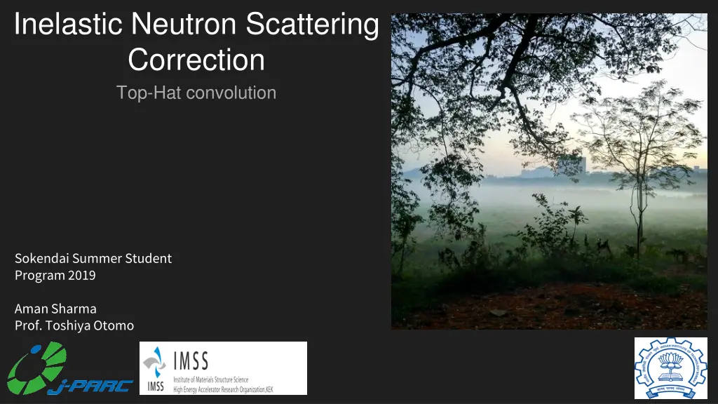 inelastic neutron scattering correction