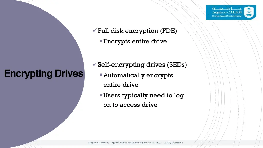 full disk encryption fde encrypts entire drive