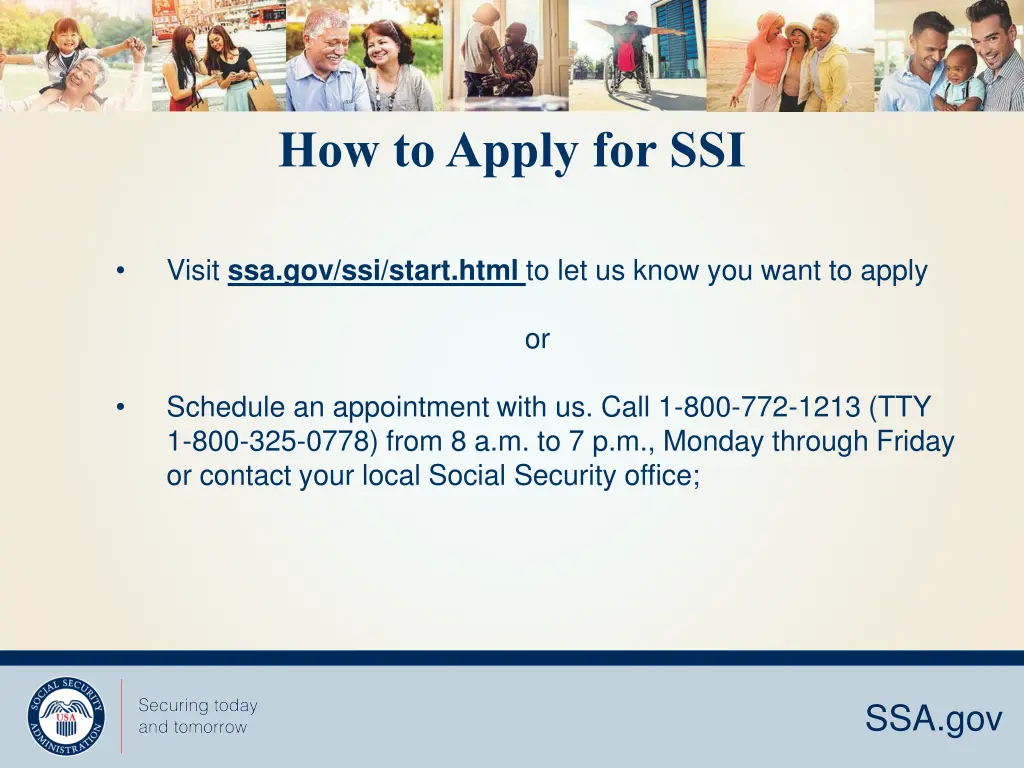 how to apply for ssi