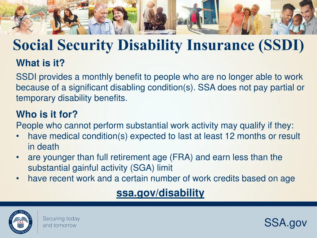 social security disability insurance ssdi what