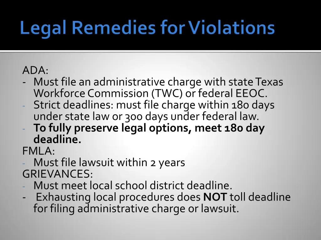 ada must file an administrative charge with state