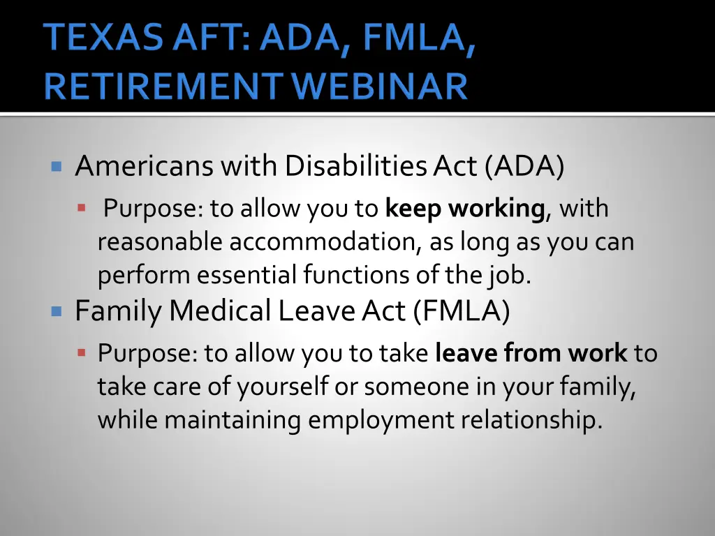 americans with disabilities act ada purpose