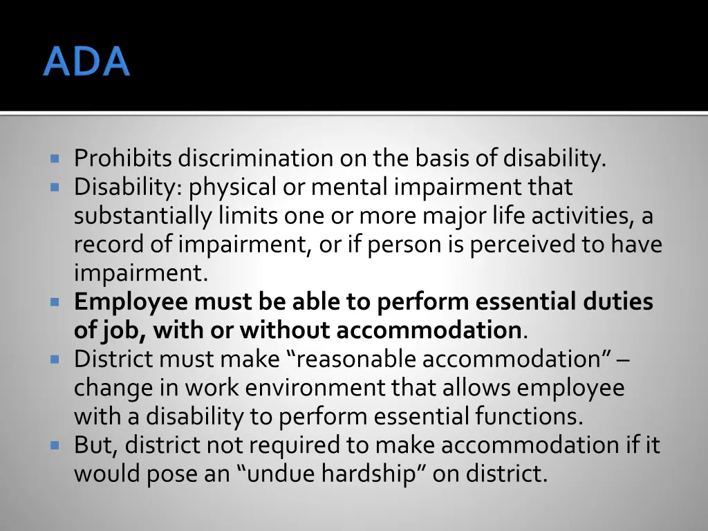 prohibits discrimination on the basis