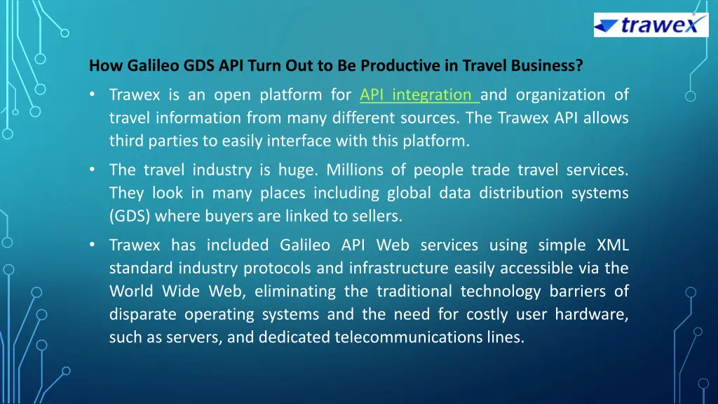 how galileo gds api turn out to be productive