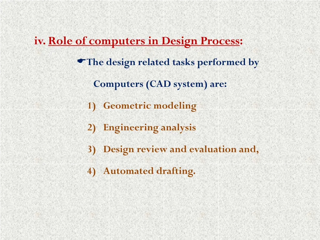 iv role of computers in design process