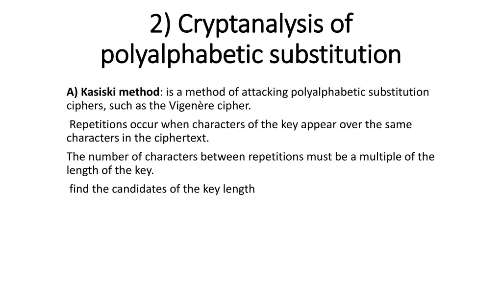 2 cryptanalysis of 2 cryptanalysis