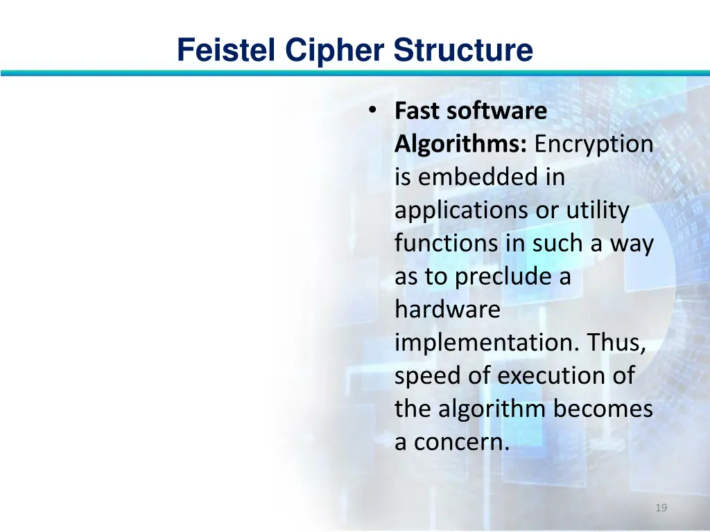 feistel cipher structure 18