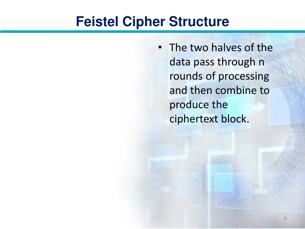 feistel cipher structure 5