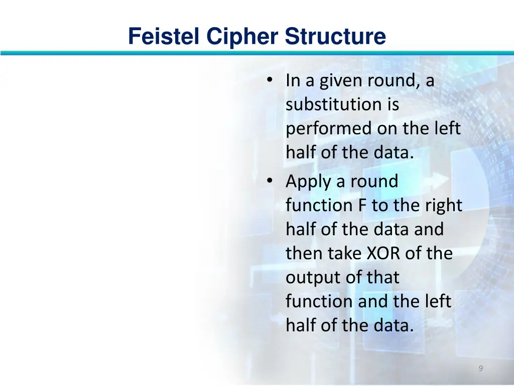 feistel cipher structure 8