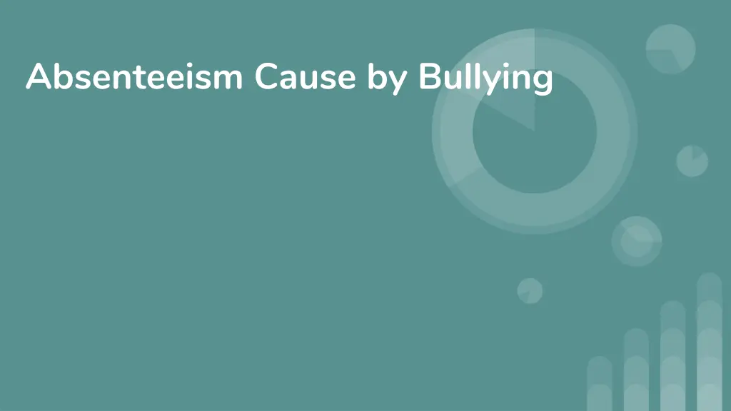 absenteeism cause by bullying