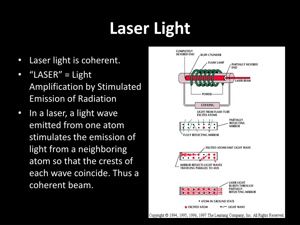 laser light