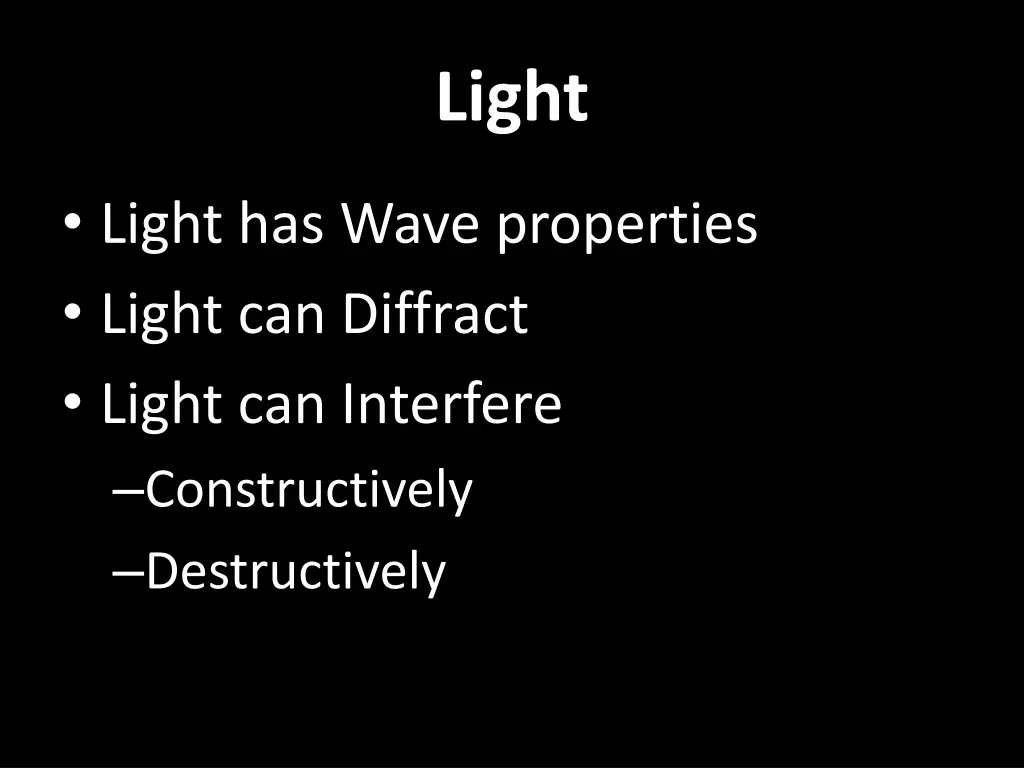 light