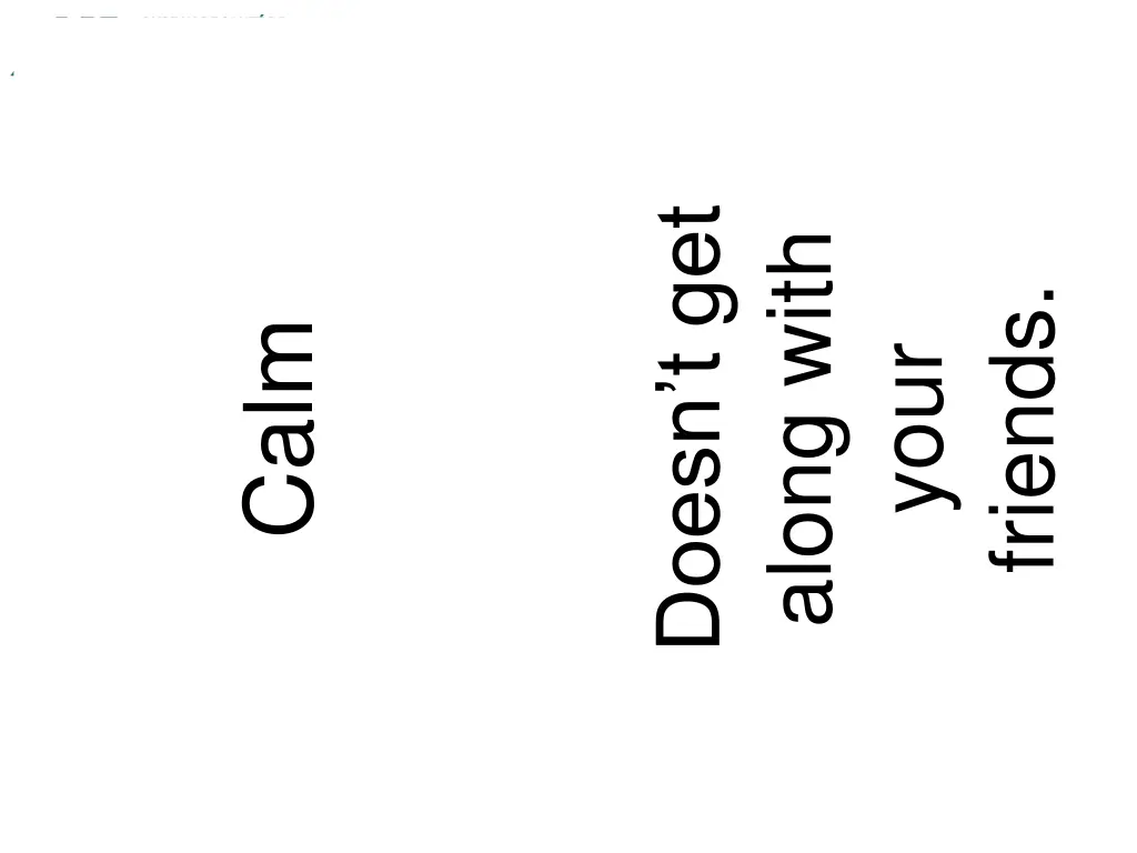 doesn t get