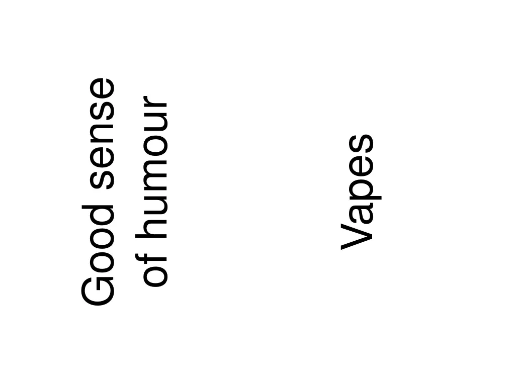 good sense