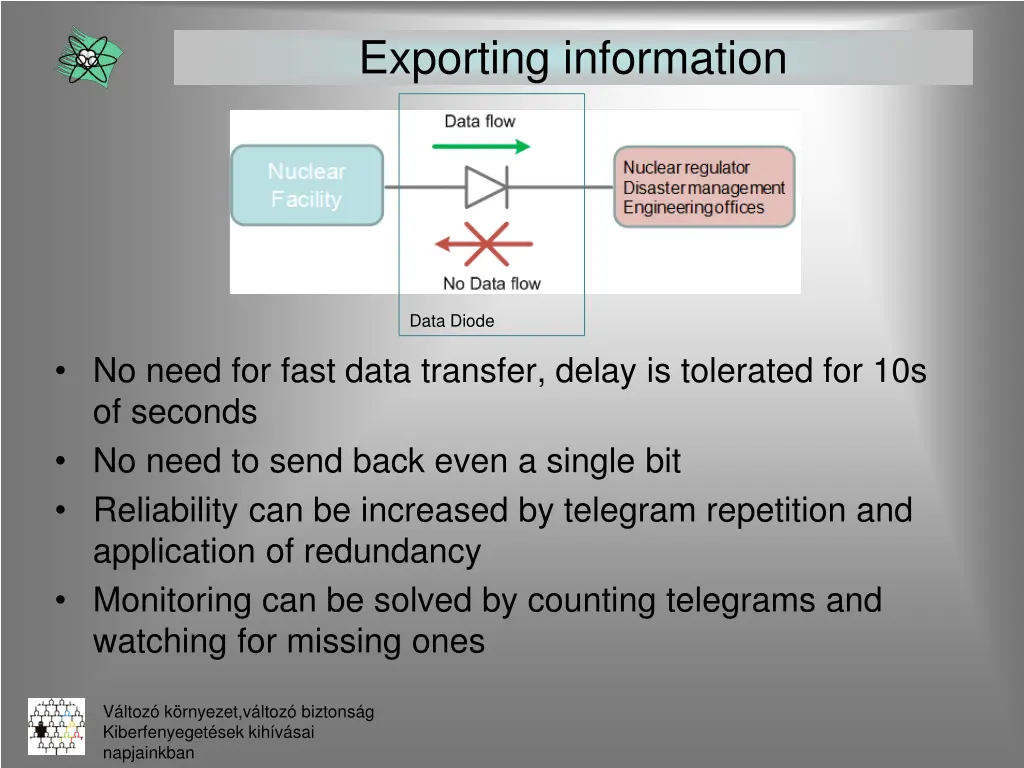 exporting information